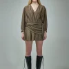 Balenciaga V Neck Mini Dress - LABELS