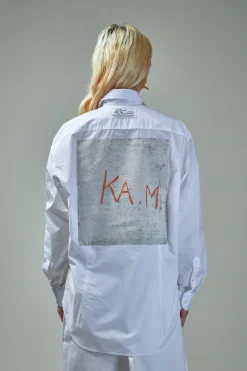 Big fit classic shirt K.A.M Patch on Back - LABELS