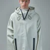 Bottega Veneta Blouson Knit Leather off white - LABELS