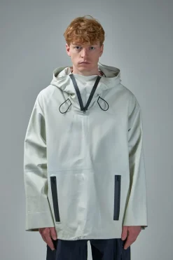 Bottega Veneta Blouson Knit Leather off white - LABELS