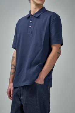 Bottega Veneta Chine Cotton Piquet Polo - LABELS