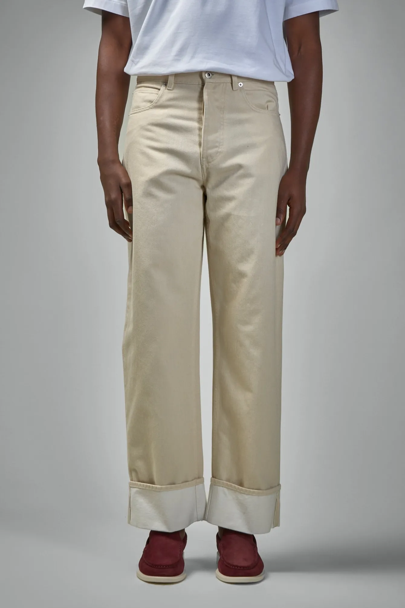 Bottega Veneta Colored Turned Up Jeans - LABELS