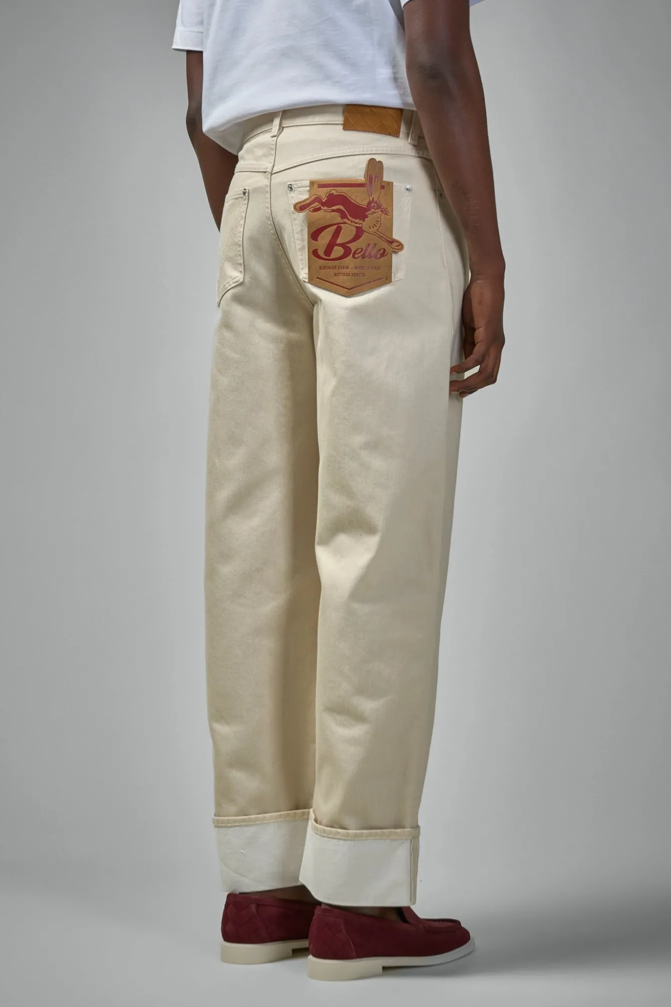 Bottega Veneta Colored Turned Up Jeans - LABELS