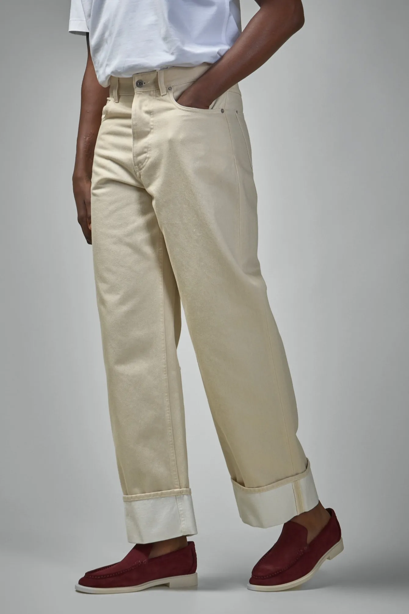 Bottega Veneta Colored Turned Up Jeans - LABELS