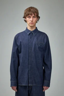Bottega Veneta Indigo Denim Shirt - LABELS