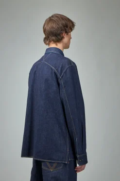 Bottega Veneta Indigo Denim Shirt - LABELS