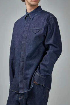 Bottega Veneta Indigo Denim Shirt - LABELS