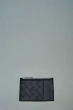 Bottega Veneta Intrecciato Zipped Card Case - LABELS