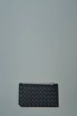 Bottega Veneta Intrecciato Piccolo Zipped Card Case - LABELS