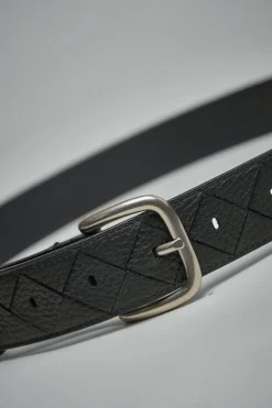 Bottega Veneta Intrecciato Taurillon Belt - LABELS
