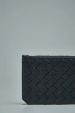 Bottega Veneta Intrecciato Piccolo Zipped Card Case - LABELS