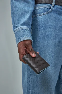Bottega Veneta Intrecciato Slim Flap Card Case - LABELS