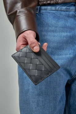 Bottega Veneta Intrecciato Credit Card Case - LABELS
