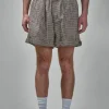 Bottega Veneta Knotted Viscose Check Shorts - LABELS