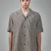 Bottega Veneta Knotted Viscose Check Shirt - LABELS