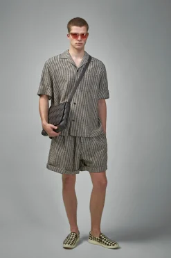Bottega Veneta Knotted Viscose Check Shirt - LABELS