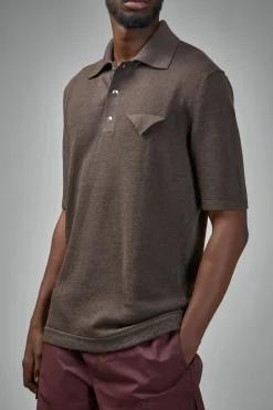 Bottega Veneta Light Linen Polo - LABELS