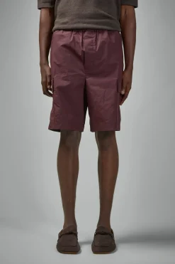 Bottega Veneta Resinated Cotton Cargo Shorts - LABELS