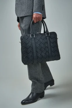Bottega Veneta Slim Intrecciato Briefcase - LABELS