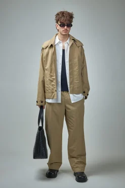 Bottega Veneta Tech Cotton Trousers - LABELS