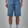 Bottega Veneta Vintage Indigo Cargo Denim Shorts - LABELS