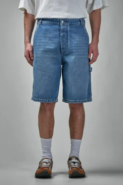Bottega Veneta Vintage Indigo Cargo Denim Shorts - LABELS