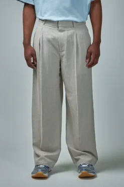 Bottega Veneta Wool Silk Mouline Trousers - LABELS