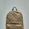 Burberry Check Backpack - LABELS