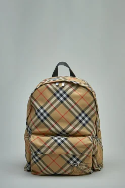 Burberry Check Backpack - LABELS