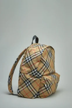 Burberry Check Backpack - LABELS