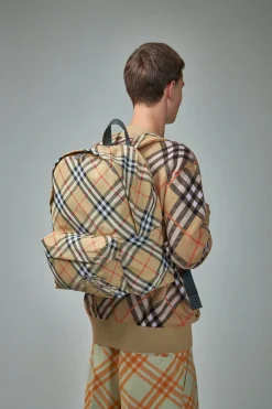 Burberry Check Backpack - LABELS