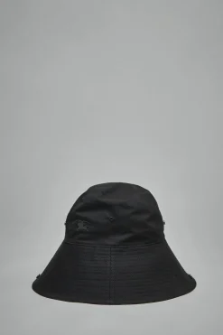 Burberry Check Brim Gabardine Hat - LABELS