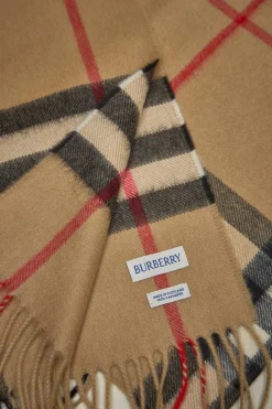 Burberry Check Cashmere Scarf - LABELS