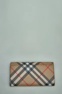 Burberry Check Continental Wallet - LABELS