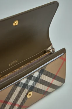 Burberry Check Continental Wallet - LABELS