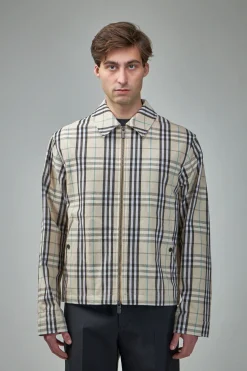 Burberry Check Cotton Harrington Jacket - LABELS