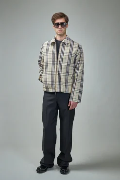 Burberry Check Cotton Harrington Jacket - LABELS