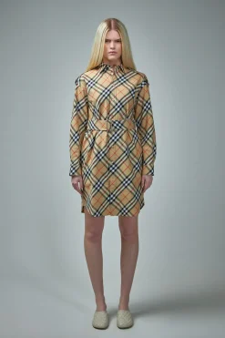 Burberry Check Cotton Shirt Dress - LABELS