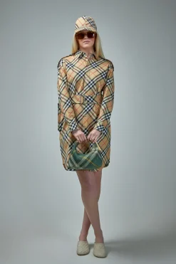 Burberry Check Cotton Shirt Dress - LABELS