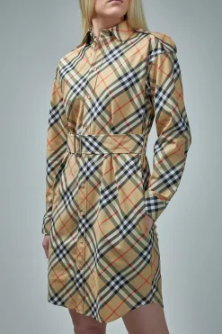 Burberry Check Cotton Shirt Dress - LABELS