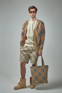 Burberry Check Cotton Short - LABELS