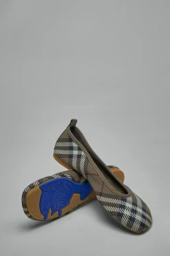 Burberry Check Knit Baby Ballerinas - LABELS