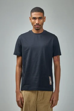 Burberry Check Label Cotton T-shirt - LABELS