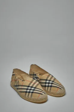 Burberry Check Mews Espadrilles - LABELS