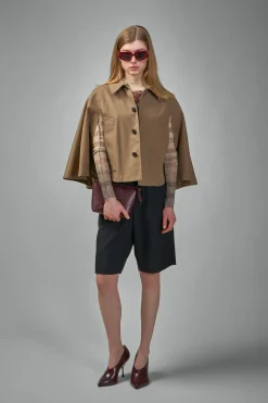 Burberry Cotton Blend Cape - LABELS