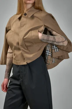 Burberry Cotton Blend Cape - LABELS