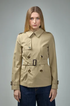 Burberry Cotton Blend Trench Jacket - LABELS