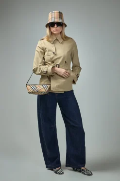 Burberry Cotton Blend Trench Jacket - LABELS
