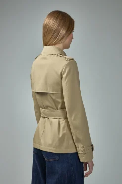 Burberry Cotton Blend Trench Jacket - LABELS