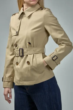 Burberry Cotton Blend Trench Jacket - LABELS